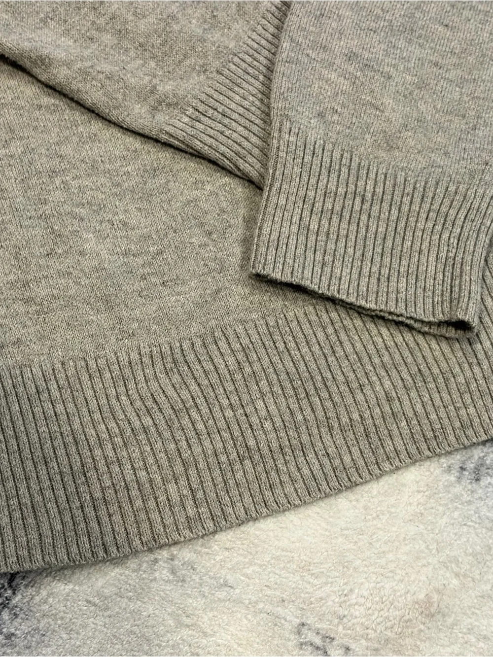 J. Crew Men’s Slim Harbor Cotton 1/4-zip Sweater Sz: Small